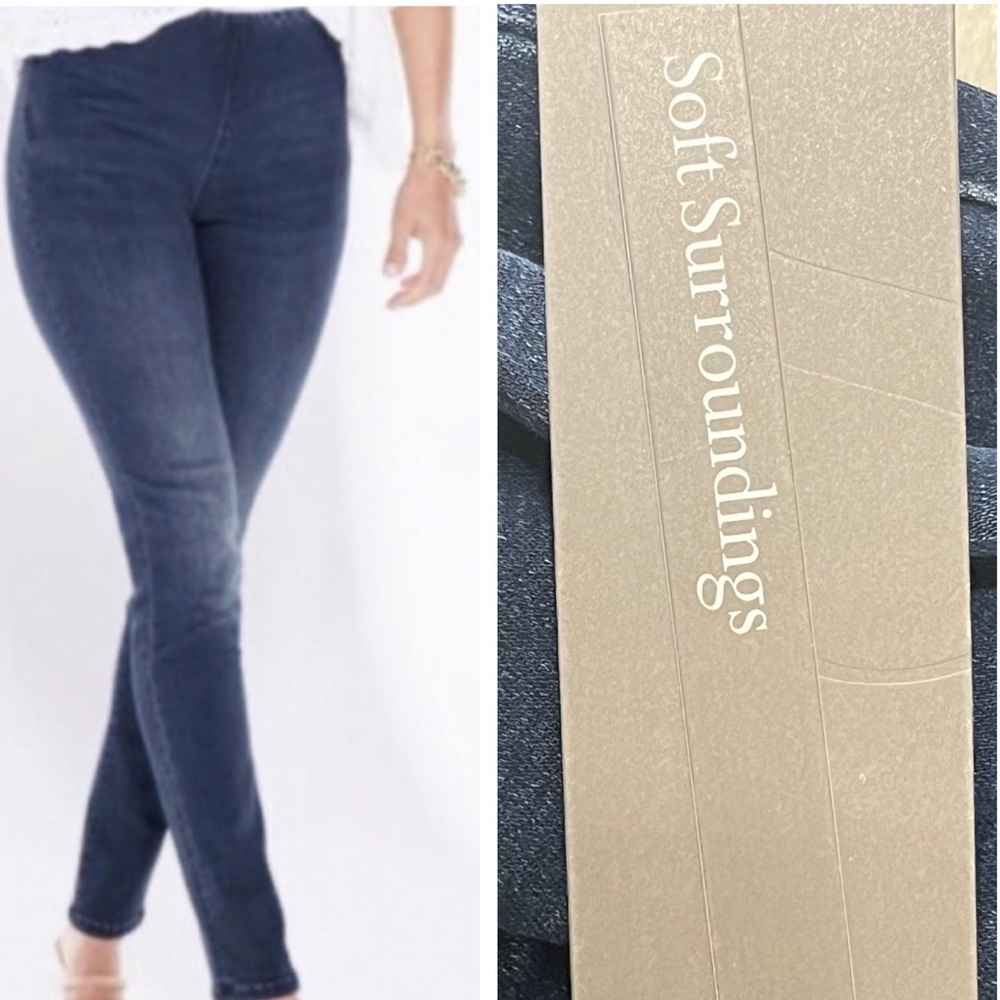 SOFT SURROUNDINGS NWT SUPREMELY SOFT PULL ON SKINNY JEANS 1X